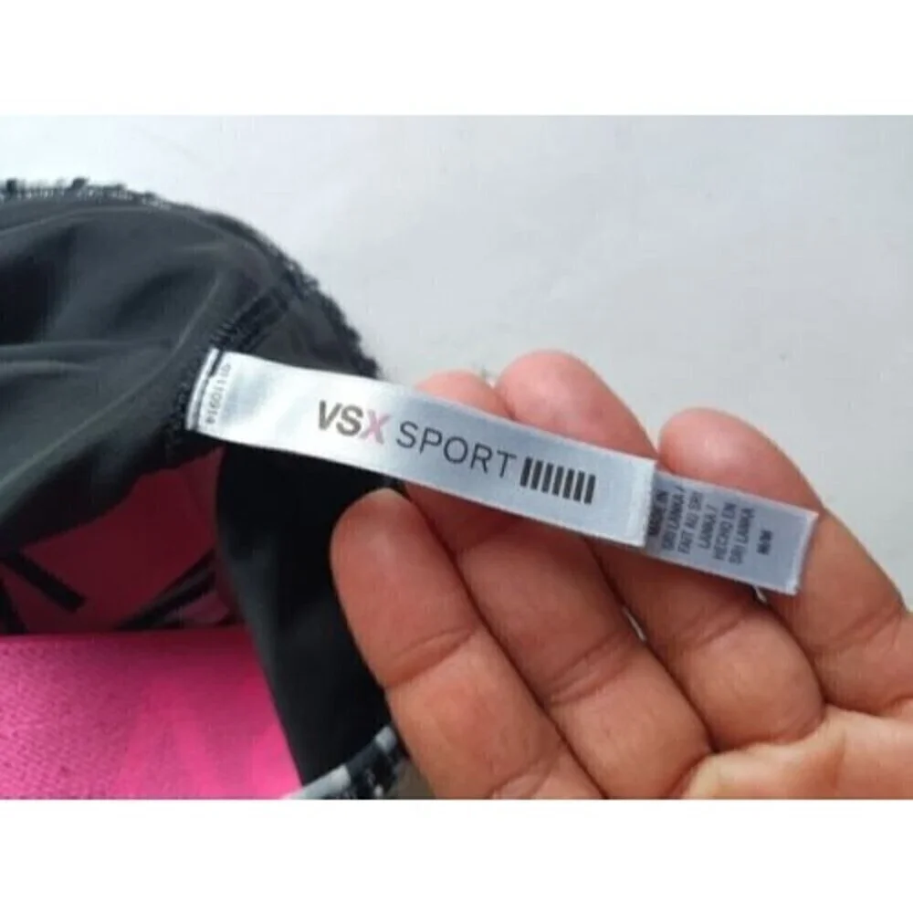 2 Victoria's Secret Sports Bra Womens Size Medium Pink VSX Sports Activewear - Picture 5 of 11